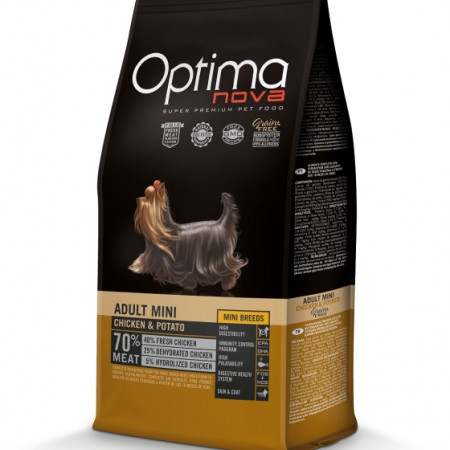 OPTIMA NOVA DOG ADULT MINI CHICKEN & POTATO 2kg