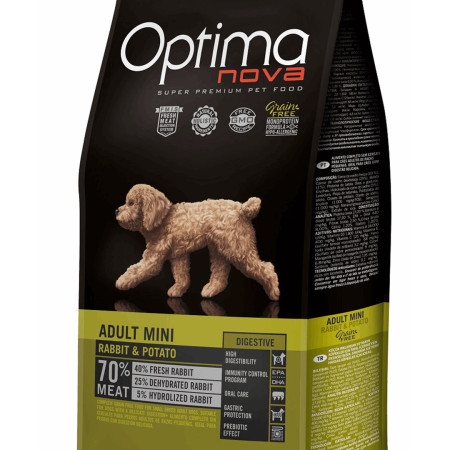 OPTIMA NOVA DOG ADULT MINI DIGESTIVE RABBIT & POTATO 2kg