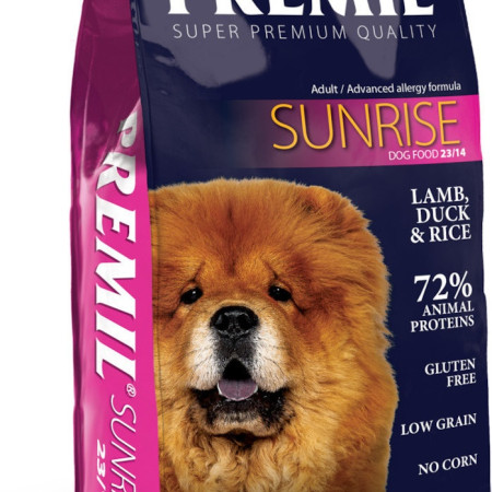 PREMIL DOG ADULT SUNRISE LAMB,DUCK & RICE 15kg