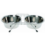ΒΑΣΗ ΜΕ 2 ΠΙΑΤΑ INOX ΓΑΒΑΘΑ 2*2.28l 23cm