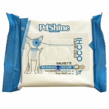 PETSHINE ΥΓΡΑ ΜΑΝΤΗΛΑΚΙΑ ΚΑΘΑΡΙΣΜΟΥ ΜΑΤΙΩΝ 15τμχ PET CAMELOT