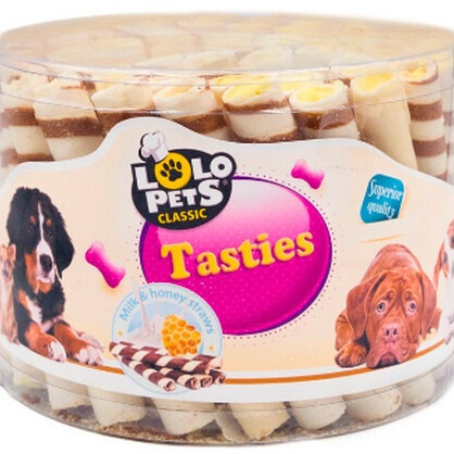 ΠΟΥΡΑΚΙ ΣΚΥΛΟΥ MILK&HONEY TASTIES 15gr LOLO PETS