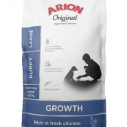 ARION ORIGINAL DOG GROWTH LARGE CHICKEN & RICE 12kg