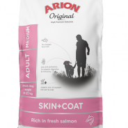 ARION ORIGINAL DOG ADULT SKIN & COAT MEDIUM SALMON & RICE 12kg