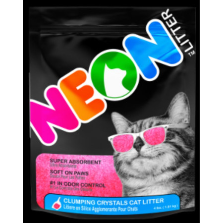 NEON PINK CAT LITTER CLUMPING CRYSTALS 1.81kg