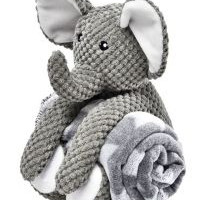 ΛΟΥΤΡΙΝΟ ΕΛΕΦΑΝΤΑΚΙ 31cm ΜΕ ΚΟΥΒΕΡΤΑ 70*60cm