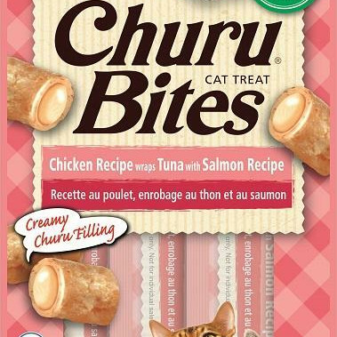 CHURU CAT BITES CHICKEN & TUNA & SALMON 10gr