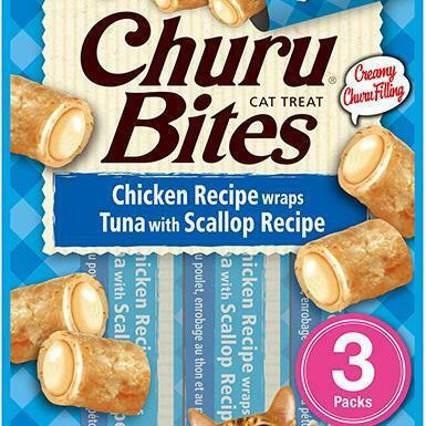 CHURU CAT BITES CHICK.& TUNA & SCALLOPS 10gr