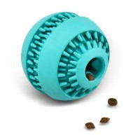 ΜΠΑΛΑ ΣΚΥΛΟΥ LG ΑΠΟ ΑΝΘΕΚΤΙΚΟ ΚΑΟΥΤΣΟΥΚ ΜΕ ΥΠΟΔΟΧΗ ΓΙΑ ΤΡΟΦΗ 8*6cm