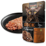 LEONARDO DUCK & EXTRA PULLED BEEF 70gr ΥΓΡΗ ΤΡΟΦΗ ΓΑΤΑΣ