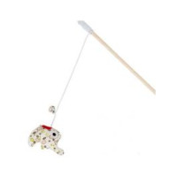 ΚΑΛΑΜΙ ΓΑΤΑΣ ΞΥΛΙΝΟ ΜΕ ΕΛΕΦΑΝΤΑΚΙ 6.5*4.5cm/40cm