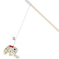 ΚΑΛΑΜΙ ΓΑΤΑΣ ΞΥΛΙΝΟ ΜΕ ΕΛΕΦΑΝΤΑΚΙ 6.5*4.5cm/40cm