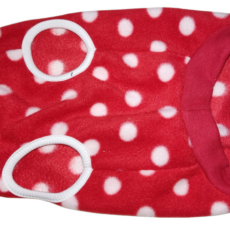 FLEECE ΡΟΥΧΑΛΑΚΙ XLARGE ΠΟΥΑ ΚΟΚΚΙΝΟ 40cm PAWCARE