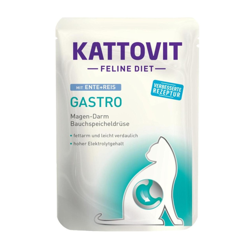 77236 - KATTOVIT GASTRO ΠΑΠΙΑ & ΡΥΖΙ 85gr φακελακι - Pet shop Petsite.gr - Kattovit