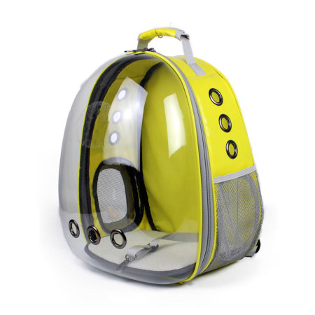 ΤΣΑΝΤΑ ΜΕΤΑΦΟΡΑΣ ΚΑΨΟΥΛΑ ΔΙΑΦΑΝΗ ΚΙΤΡΙΝΗ32*25*38cm