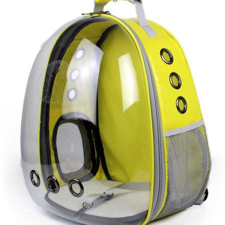 ΤΣΑΝΤΑ ΜΕΤΑΦΟΡΑΣ ΚΑΨΟΥΛΑ ΔΙΑΦΑΝΗ ΚΙΤΡΙΝΗ32*25*38cm