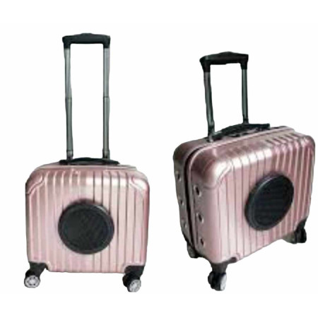 ΤΣΑΝΤΑ ΜΕΤΑΦΟΡΑΣ ΤΡΟΛΕΙ ΡΟΖ 40*34*20cm