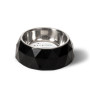 BLACK DIAMOND MELAMINE BOWL WITH INOX DETACHABLE PLATE MEDIUM 350ml GLEE