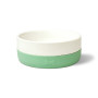 CERAMIC BOWL SAIL WHITE/MINT MEDIUM 1000ml GLEE