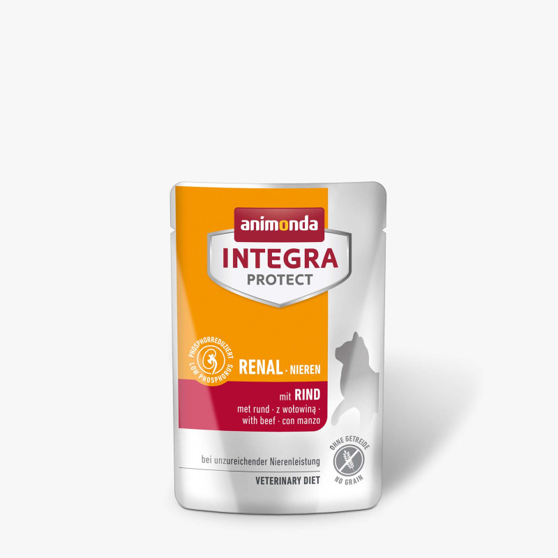 86633 - INTEGRA CAT PROTECT RENAL POUCH BEEF 85gr - Pet shop Petsite.gr - Integra