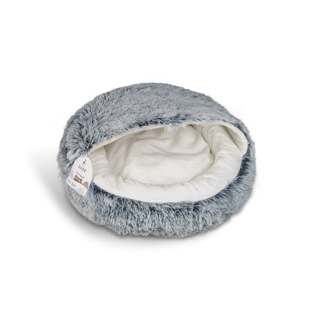 GLEE ΚΡΕΒΑΤΙ ΦΩΛΙΑ ΣΤΡΟΓΓΥΛΟ ΓΚΡΙ 50*18cm