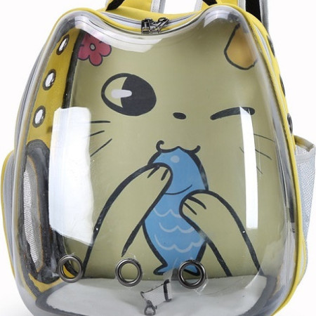 GLEE ΤΣΑΝΤΑ ΜΕΤΑΦΟΡΑΣ YELLOW CAT 32*25*40cm