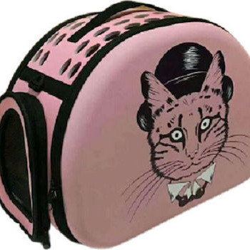 GLEE ΤΣΑΝΤΑ ΜΕΤΑΦΟΡΑΣ PINK CAT 42*32*28cm
