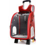 GLEE ΤΣΑΝΤΑ ΜΕΤΑΦΟΡΑΣ RED TROLLEY 33*27*42cm