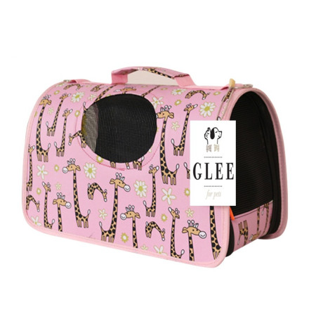 GLEE ΤΣΑΝΤΑ ΜΕΤΑΦΟΡΑΣ PINK CAMELS MD 42*21*30cm