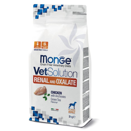 MONGE VET SOLUTION CANINE RENAL & OXALATE 2kg