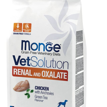 MONGE VET SOLUTION CANINE RENAL & OXALATE 2kg