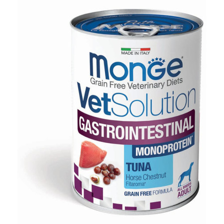 MONGE VET SOLUTION CANINE GASTROINTESTINAL MONOPROTEIN TUNA 400gr