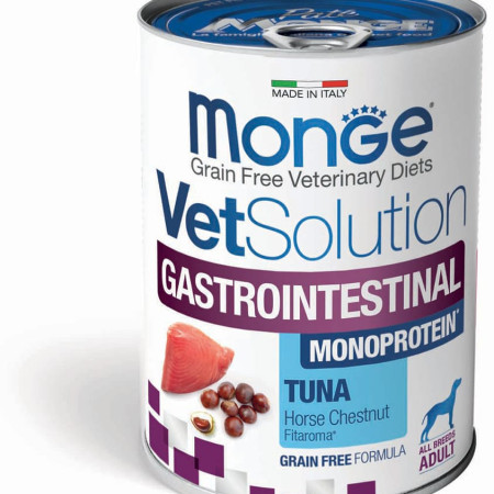 MONGE VET SOLUTION CANINE GASTROINTESTINAL MONOPROTEIN TUNA 400gr