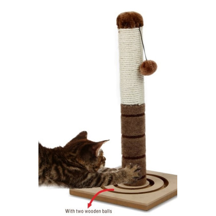 ΟΝΥΧΟΔΡΟΜΙΟ ΓΑΤΑΣ ΜΕ ΒΑΣΗ ΠΑΙΧΝΙΔΙ 29.5*29.5*56cm