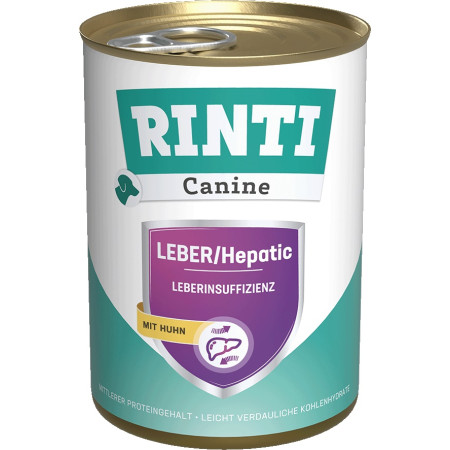 RINTI CANINE LIVER/HEPATIC CHICKEN 400gr
