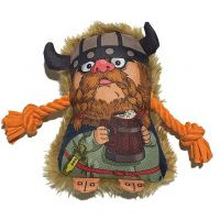 ΠΑΙΧΝΙΔΙ ΣΚΥΛΟΥ ΛΟΥΤΡΙΝΟ VICKINGS ΜΕ ΣΧΟΙΝΙ 17cm