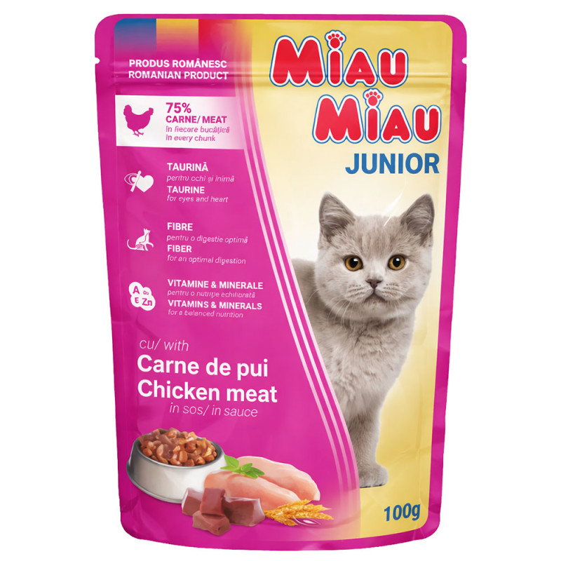 97705 - MIAU MIAU KITTEN ΚΟΤΟΠΟΥΛΟ ΣΕ ΣΑΛΤΣΑ 100gr - Pet shop Tropikos on line - Pet Camelot