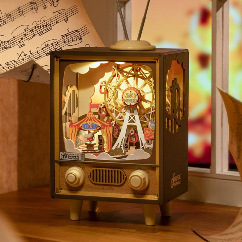 AMT01 - Sunset Carnival DIY Music Box - Pet shop Petsite.gr - Robotime