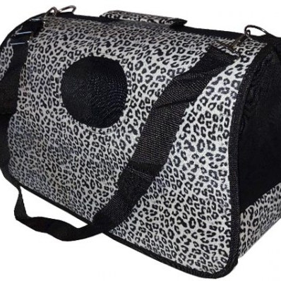 ΤΣΑΝΤΑ ΜΕΤΑΦΟΡΑΣ ΣΚΥΛΟΥ-ΓΑΤΑΣ LEOPARD MEDIUM 40*20*27cm