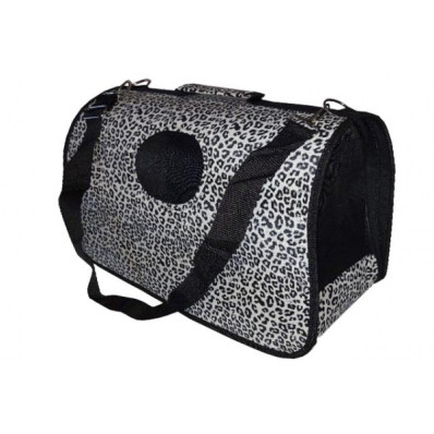 ΤΣΑΝΤΑ ΜΕΤΑΦΟΡΑΣ ΣΚΥΛΟΥ-ΓΑΤΑΣ LEOPARD MEDIUM 40*20*27cm