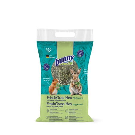 BUNNY FRESH GRASS HAY ΜΕ ΜΕΝΤΑ 500gr