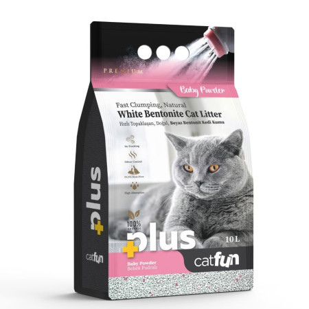 CATFUN PLUS ΑΜΜΟΣ ΓΑΤΑΣ BABY POWDER 10lt