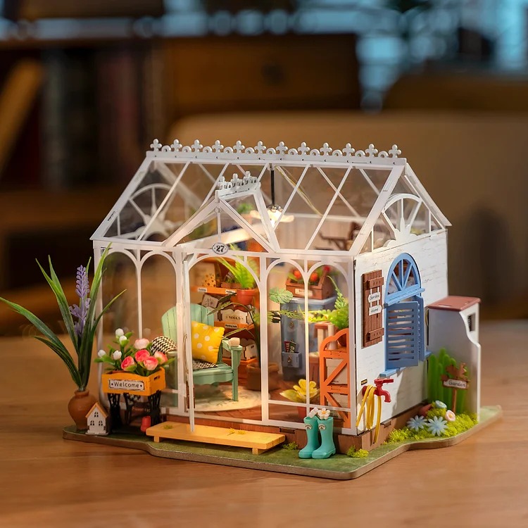DG163 - Dreamy Garden House με φωτισμό - Pet shop Petsite.gr - RoLife