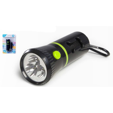 IC358518 - FLASHLIGHT WITH DOG WASTE BAG DISPENSER 2*15 BAGS LEO PET - Pet shop Petsite.gr - Leo Pet