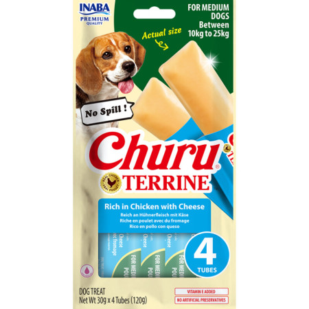 CHURU ΣΚΥΛΟΥ ΤΕΡΙΝΑ ΜΕ ΚΟΤΟΠΟΥΛΟ & ΤΥΡΙ 120gr