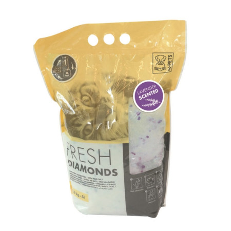 FRESH DIAMONDS SILICA LAVENDER 2.2kg/5lt MPETS