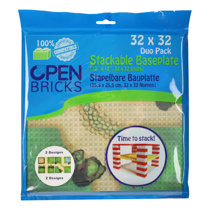 OB-P32FL2 - Open Bricks Βάση Κατασκευής Αγροτικές διαδρομές Farm lanes (2 τμχ) - Pet shop Petsite.gr - Open Brick Source