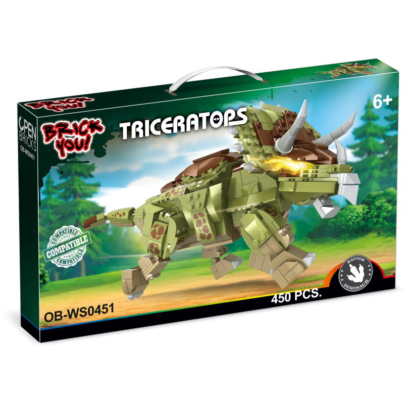 OB-WS0451 - Triceratops - Pet shop Petsite.gr - Open Brick Source