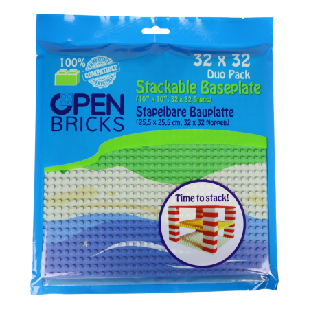 Open Bricks Βάση Κατασκευής Straight beach (2 τμχ)