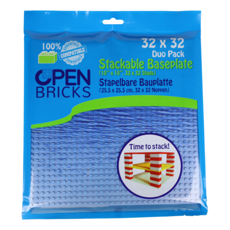 Open Bricks Βάση Κατασκευής Νερό ~ Water (2 τμχ)